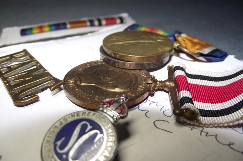 WW1 RAMC Medal Pair and Special Constabulary Medal. 6th S.Wales Mounted Section, Field Ambulance. — image 7