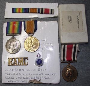 WW1 RAMC Medal Pair and Special Constabulary Medal. 6th S.Wales …
