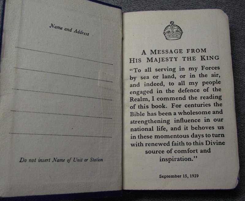 Two British Military WW2 New Testament Bibles. — image 3