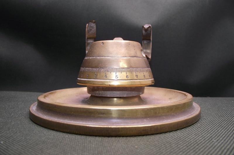 WW1 British Trench Art Fuse Inkwell, 1918. — image 4