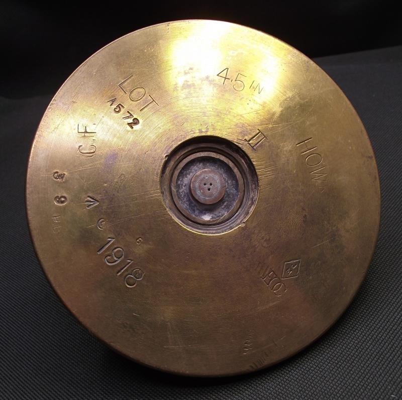 WW1 British Trench Art Fuse Inkwell, 1918. — image 6