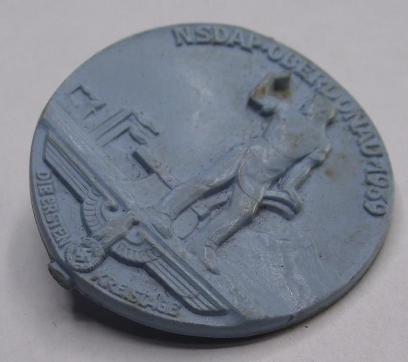 NSDAP Event Badge/Tinnie. Oberdonau 1939. — image 2