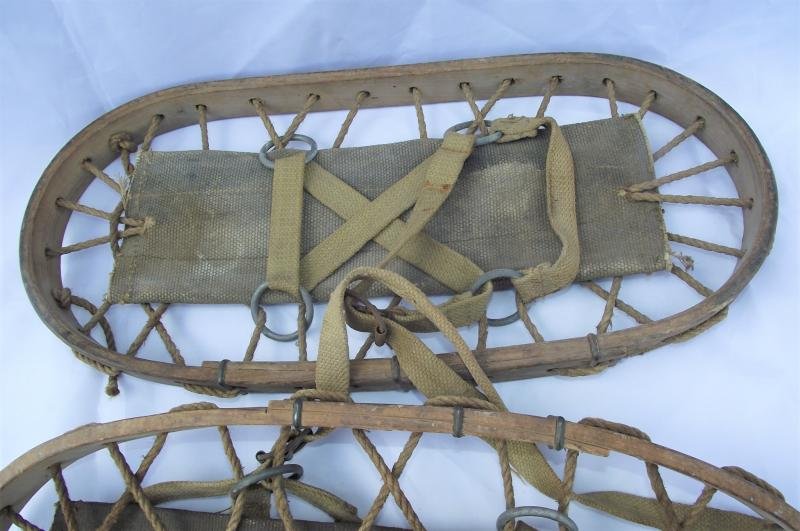 PRICE REDUCED! WW2 British Rope Snow Shoes, 1943. — image 3