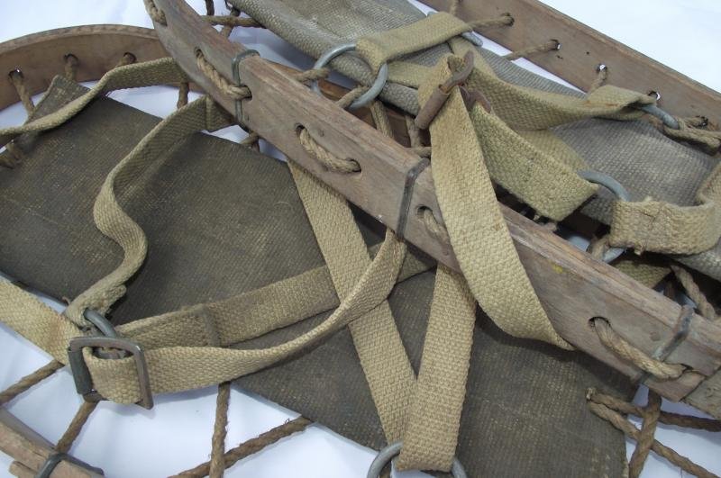 PRICE REDUCED! WW2 British Rope Snow Shoes, 1943. — image 4
