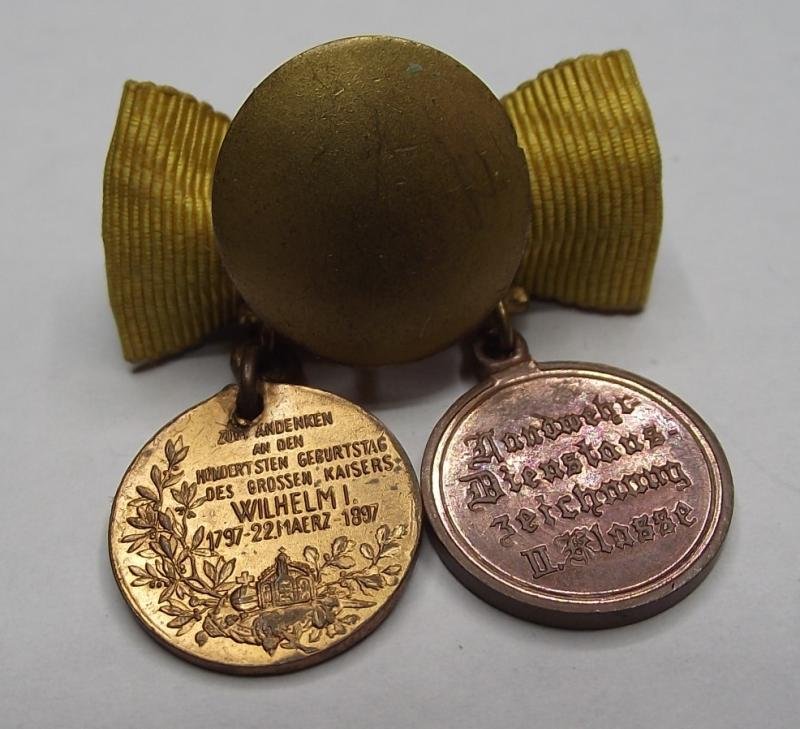 Imperial German Buttonhole Ribbon Miniture Medals. — image 5