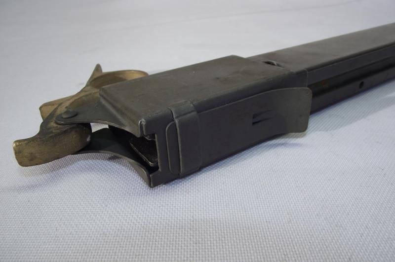 WW2 Maker Marked MK2 Sten Loading Tool and Magazine. — image 7