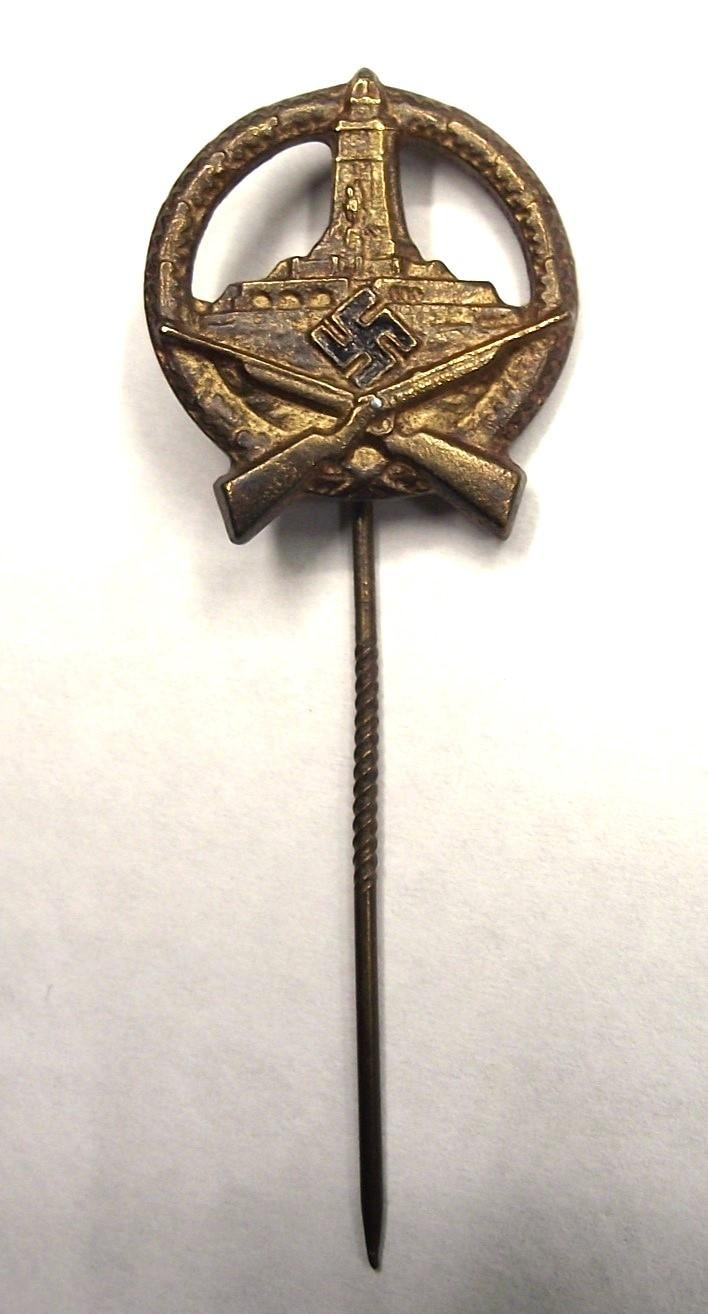 WW2 German Stick Pin. Kyfhausserbund Gold Grade Shooting Award. — image 2