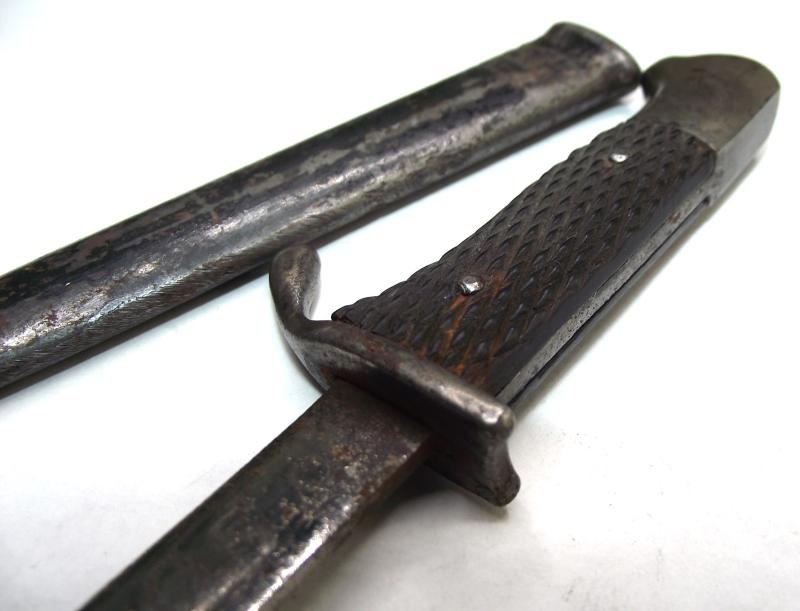 WW1 Imperial German Peronalised Miniature Bayonet. British Souvenir 1914-18. — image 8