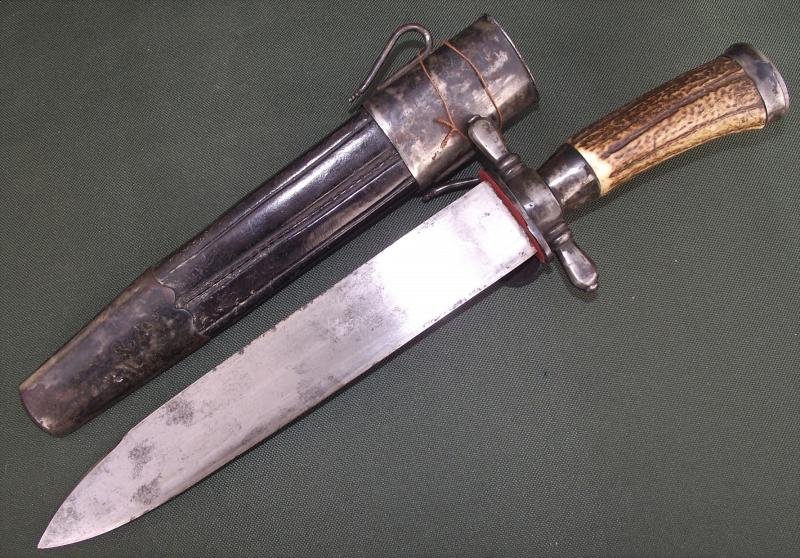 PRICE REDUCED! Imperial German Hirschfanger Hunting Dagger. — image 3