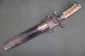 PRICE REDUCED! Imperial German Hirschfanger Hunting Dagger.