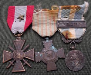 3 X French Foreign Service Medals.