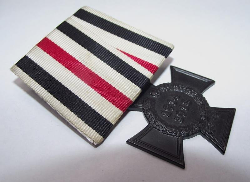 German WW1 Court Mounted Hindenburg Honour Cross. Next of Kin. — image 2