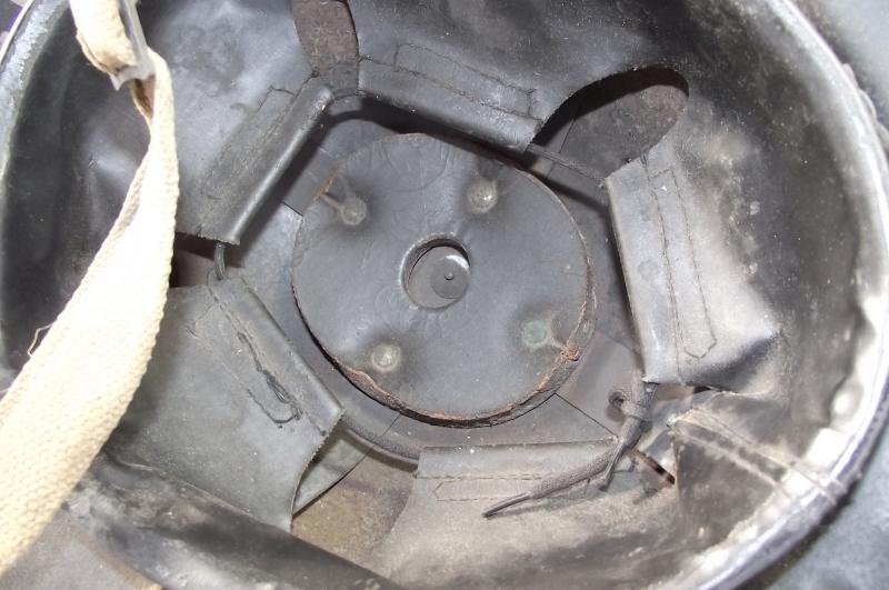 British Numbered Black Homefront MKII Steel Helmet. 1939 Dated. — image 9