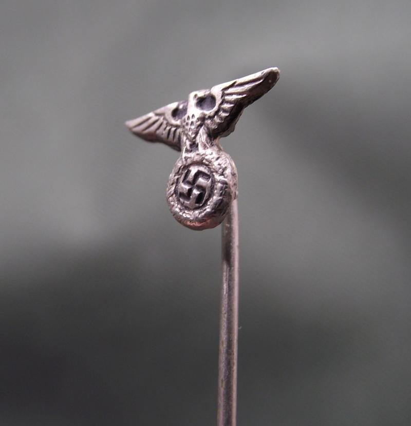 WW2 German Stick Pin. NSDAP Sympathiser. 9mm. — image 2
