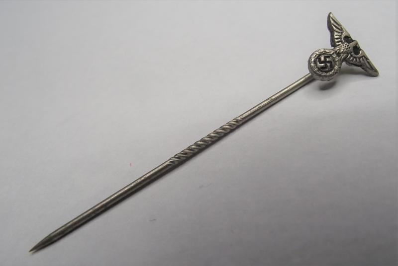 WW2 German Stick Pin. NSDAP Sympathiser. 9mm. — image 3
