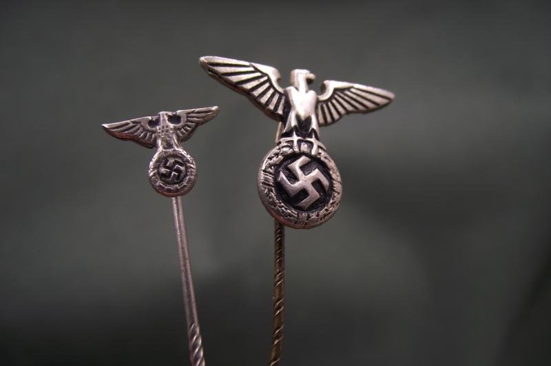 WW2 German Stick Pin. NSDAP Sympathiser. 9mm. — image 5