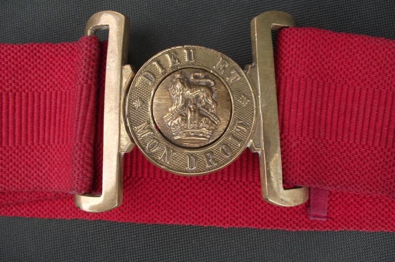 Kings Crown Buckle, RMP, Red Stable Belt. — image 2