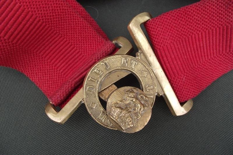 Kings Crown Buckle, RMP, Red Stable Belt. — image 5