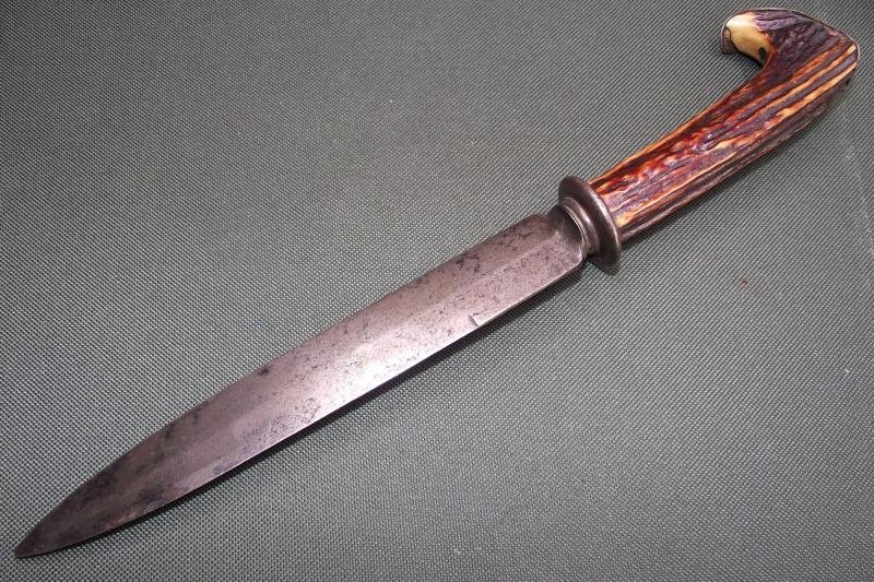 19th Centuary  Spear Point Bowie Dagger. Arnachellum Salem. — image 2
