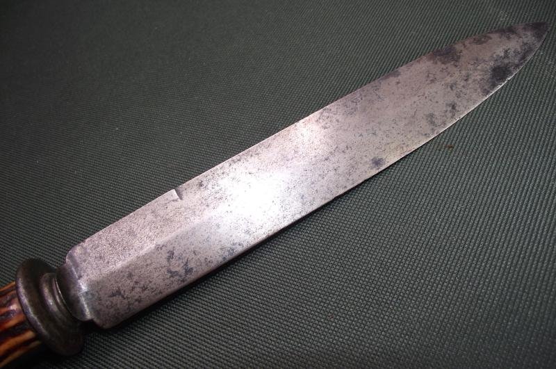 19th Centuary  Spear Point Bowie Dagger. Arnachellum Salem. — image 8