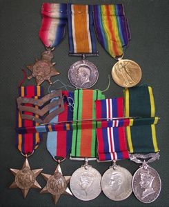 WW1 and WW2 , Father and Son , Medal Grouping.