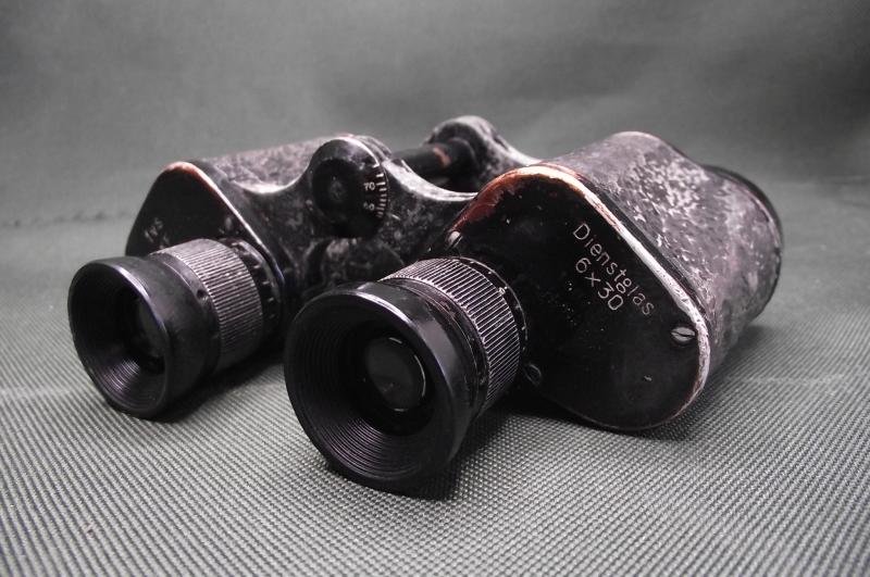 WW2 German ''fvs'' 6x30 Binoculars. Spindler & Hoyer. — image 5