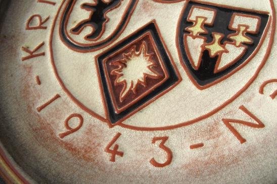 1943, Jagdgeschwader 27, Kriegsweihnachten Commemorative Ceramic Plate. — image 4