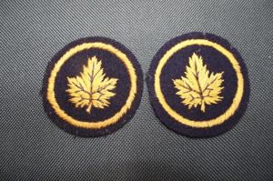 WW2 Canadian Military H.Q. Cloth Patch/Badge.
