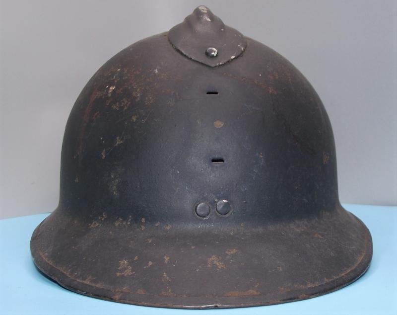 Luftschutz used French Adrian Army Helmet. — image 2