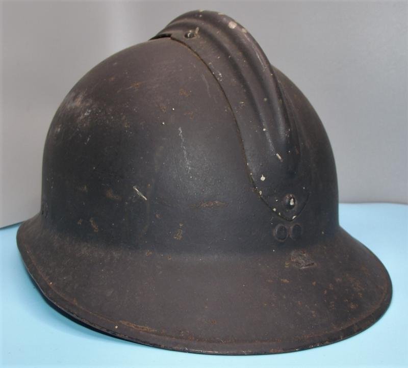 Luftschutz used French Adrian Army Helmet. — image 4