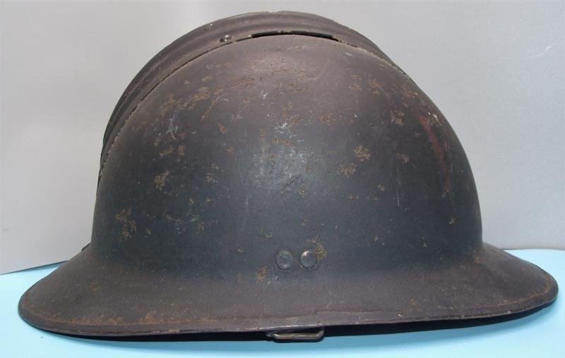 Luftschutz used French Adrian Army Helmet. — image 6