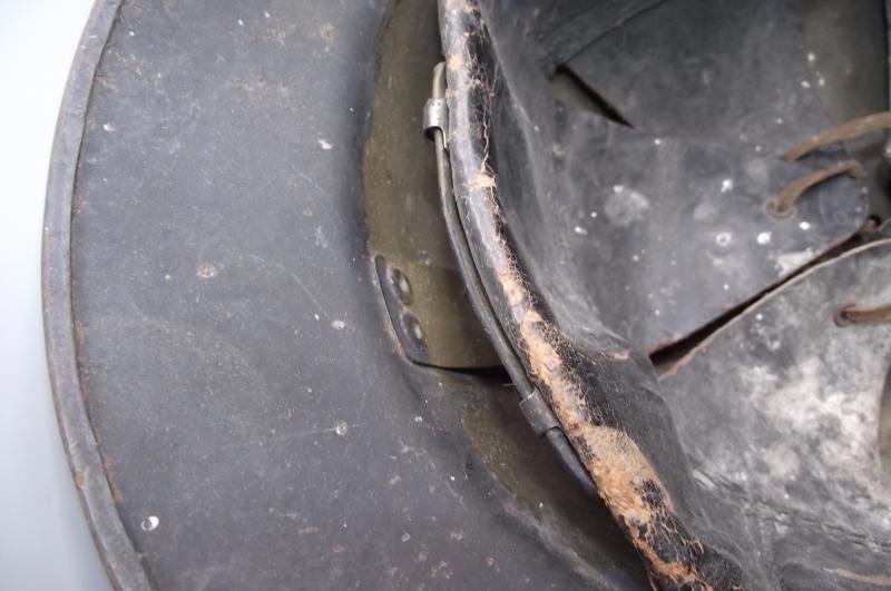 Luftschutz used French Adrian Army Helmet. — image 9