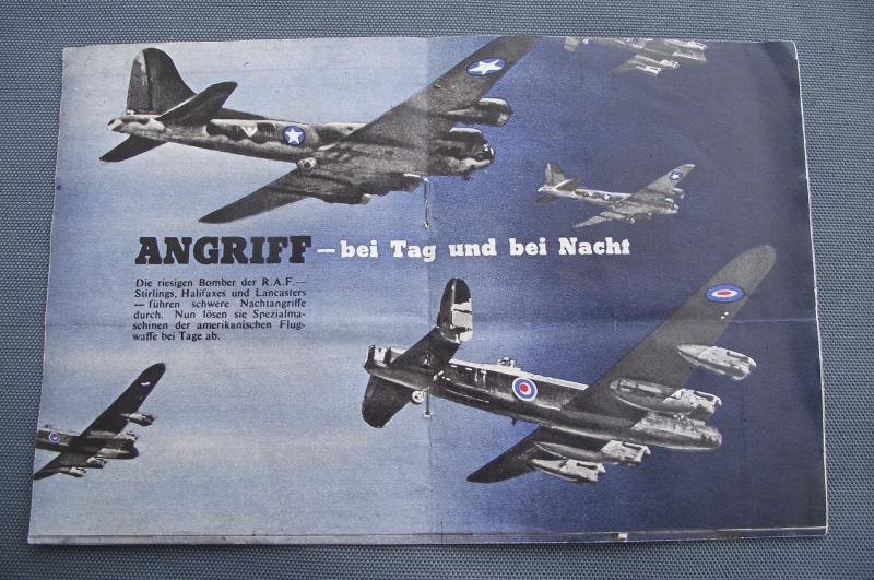 Allied Propaganda Drop Leaflet/ Booklet . ANGRIFF. — image 2