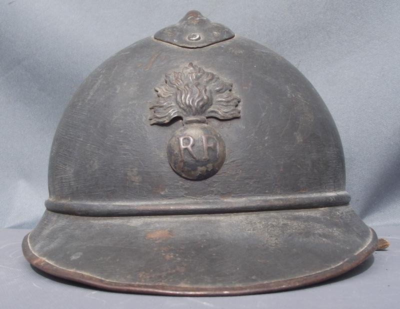French WW1 Adrian Helmet. — image 2