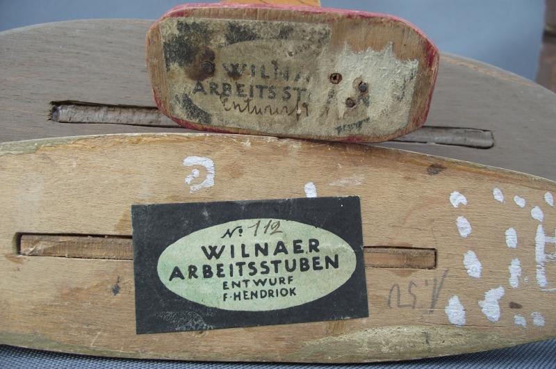 WW1 Wooden Toy. Wilnaer Arbeitsstatten. Lithuania. — image 3