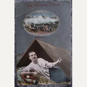 Imperial German Post Card. In Belgien,1914.