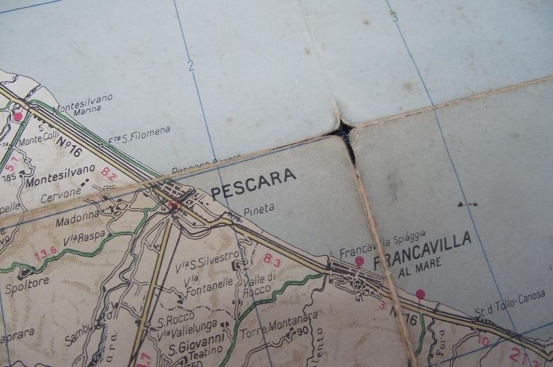 WW2 Allied 1943 Military Map, Italy, Gran Sasso. — image 7