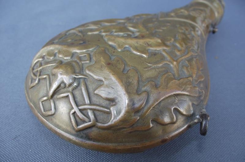 Large Copper Black Powder Flask. G&J.W.Hawksley. — image 10