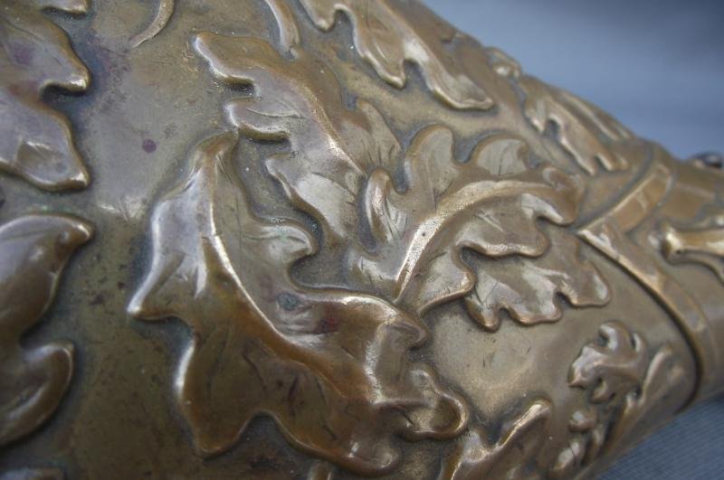 Large Copper Black Powder Flask. G&J.W.Hawksley. — image 8