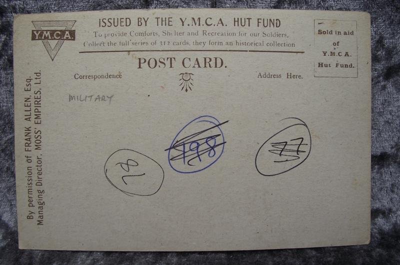 WW1 American Post Card. Gas Masks on the Aisne. — image 2