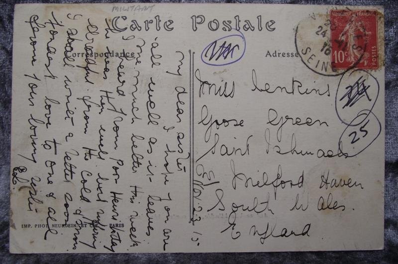 WW1 Belgium Post Card. Flak Gun Armoured Car. — image 2