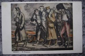 WW1 Belgium Post Card. Heros.