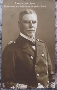 Imperial German Post Card. Admiral von Spee.