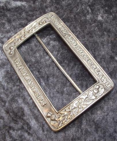 Argyll and Sutherland Highlanders Kilt Brooch. — image 4