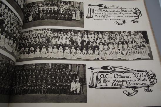 WW1 3rd London General Hospital Souvenir Photo Book. — image 6