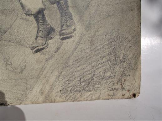 WW2 Art Work, American Paratrooper Combat Jump. — image 3