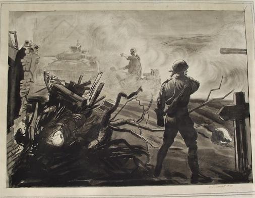 WW2 Art Work, American Paratrooper Combat Jump. — image 7