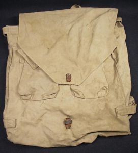 WW1 French Haversack Manufactured from a WW1 German Zeltbahn