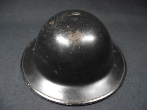 1939 Dated Black Rescue Helmet.