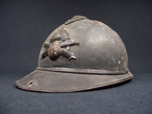 French WW1 Souvenir Adrian Helmet .
